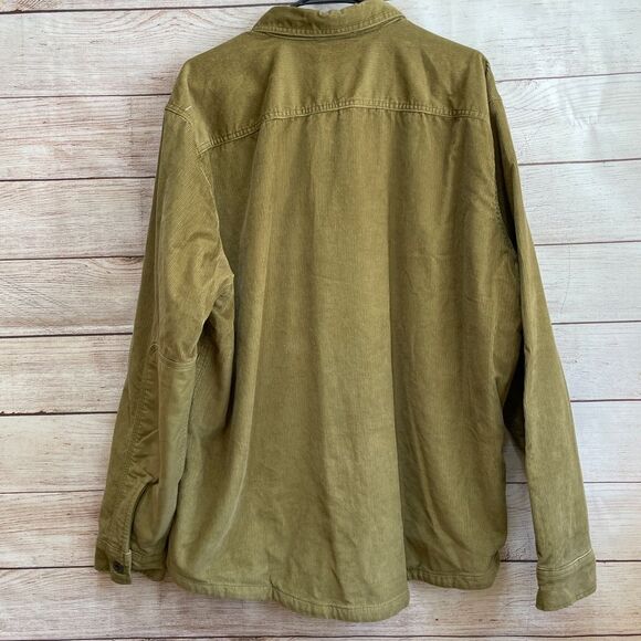 NEW WITH TAGS EDDIE BAUER FAULTLINE FLANNEL LINED CORDUROY JACKET - Picture 6 of 7